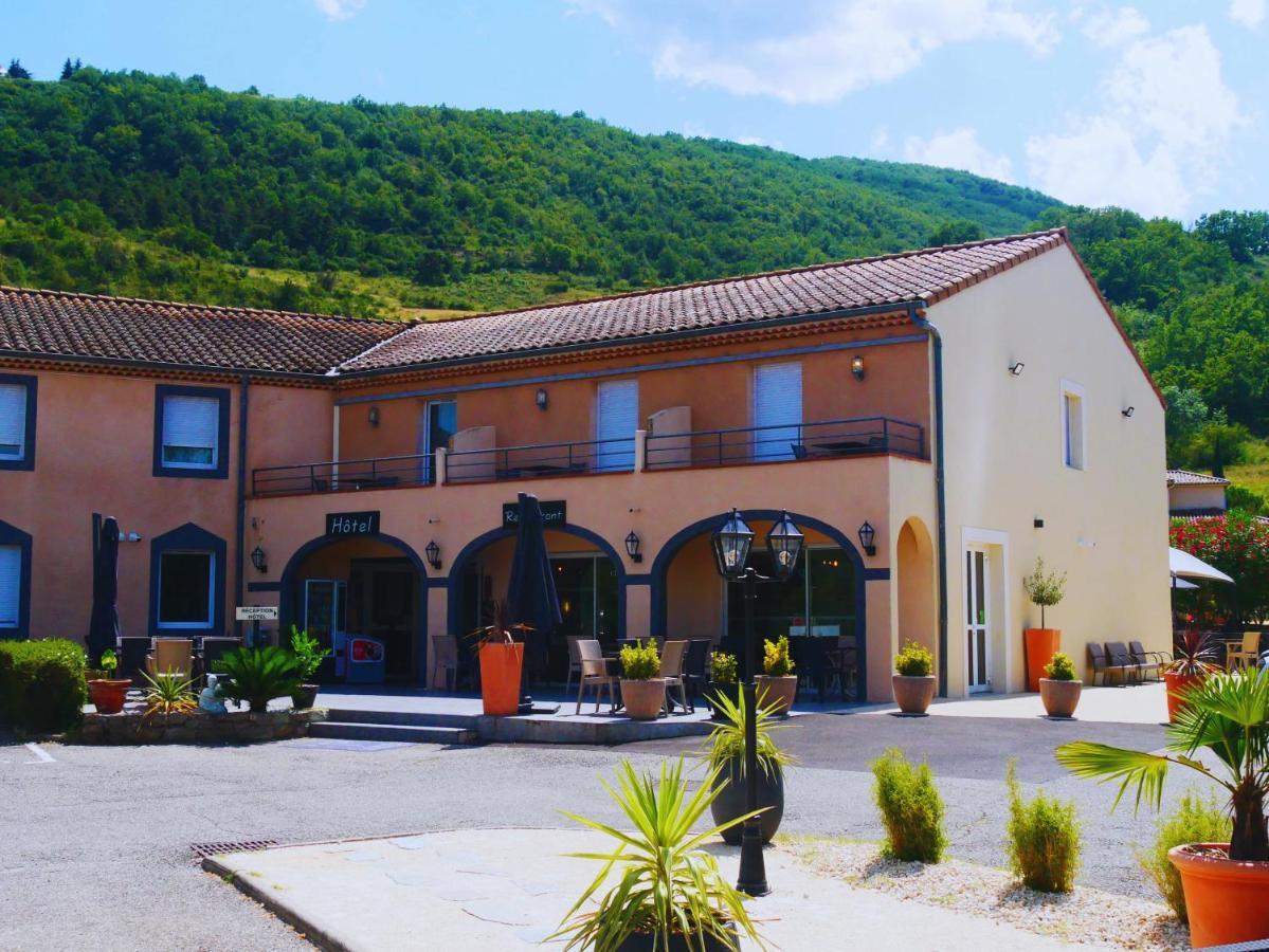 Hotel Restaurant Les Chataigniers Privas Exteriör bild