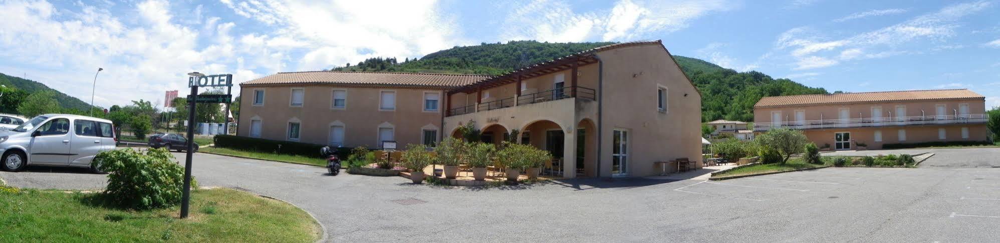 Hotel Restaurant Les Chataigniers Privas Exteriör bild